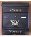 Poštovní schránka - ST 8 antická měď