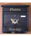 Poštovní schránka - ST 9 antická měď