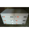 Sestava poštovních schránek EM-APK bílá 2x3 (výprodej 1ks)