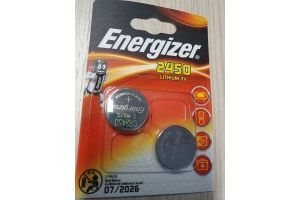 Knoflkov baterie ENERGIZER 3V CR 2450 2ks ( blistr)