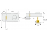 Pdavn zmek ABUS 2130 B hnd s pkou