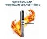 Elektronické kování Chytrá klika TTLock H1 stříbrná Elektronické kování Chytrá klika TTLock H1 stříbrná
